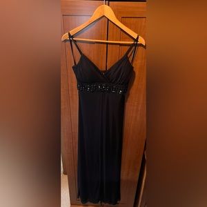 Juniors black formal dress